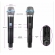 AMW AU3000 Microfone sem fio Rack UHF Fixo 4 Canais