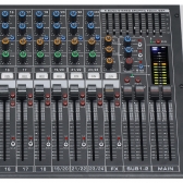 AMW AX24 v2 Mesa de Som 24 Canais Processador de Efeitos Hi End USB Compressor 100mm