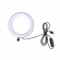 Ring Light de Mesa com apoio para dois celulares Controle e suporte