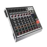 AMW SM8 v3 Mesa de Som 99 Efeitos DSP 8 Canais Interface USB