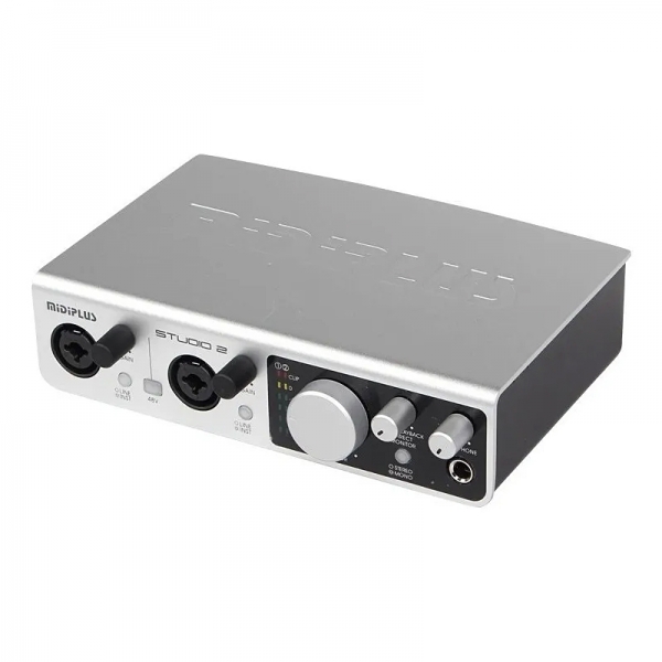 Amw Midiplus Studio 2 Interface De Áudio Usb 192k 2x2 . Loja