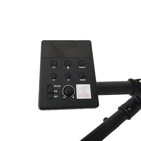 (USADO) AMW ED1 Pro v2 Bateria Eletrônica 4 PADs 4 Pratos Rack Completo com 4 pés