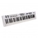AMW P61X White Teclado Controlador Midi USB com 61 Teclas PADs Faders e Knobs