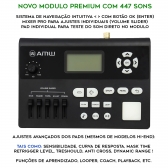 AMW ED7 v2 Bateria Eletrônica Digital All Mesh com Real Hi Hat