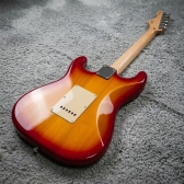 AMW SEST250 Cherry Burst Guitarra Stratocaster HSS By SQOE