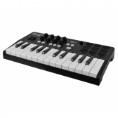 (USADO) AMW Master 25 Black Teclado Controlador Midi 9 PADs 8 Knobs Visor OLED