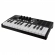 (USADO) AMW Master 25 Black Teclado Controlador Midi 9 PADs 8 Knobs Visor OLED