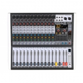 (USADO) AMW AG12 v2 Mesa de Som 12 Canais 99 Efeitos DSP BT Interface USB e Faders de 100mm