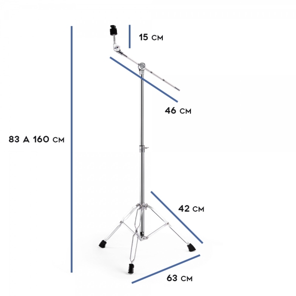 AMW STD200 Suporte Girafa Estante Para Prato de Bateria Pro !