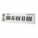 AMW Mini 32 Branco Teclado Controlador Midi USB 32 Teclas