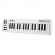 AMW Mini 32 Branco Teclado Controlador Midi USB 32 Teclas