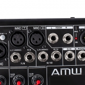 AMW MX10 v2 Mesa de Som 10 Canais 8 XLR Bluetooth EFX Bluetooth Interface USB