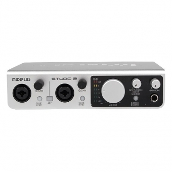 Amw Midiplus Studio 2 Interface De Áudio Usb 192k 2x2 . Loja