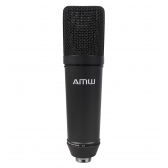 AMW EC2 Pro Microfone Condensador XLR 25mm com Shockmount
