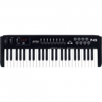 AMW P49 Teclado Controlador Midi USB 49 Teclas Knobs Botões etc