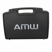 AMW BU200 Kit Microfone Sem Fio Duplo Bodypack Lapela UHF Digital 2B 2L
