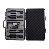 AMW AU7000 Microfone Sem Fio Profissional 4 Canais Digital UHF Multibanda