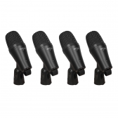 AMW D7 Kit de Microfones para Bateria com 7 Microfones + Acessórios + Estojo