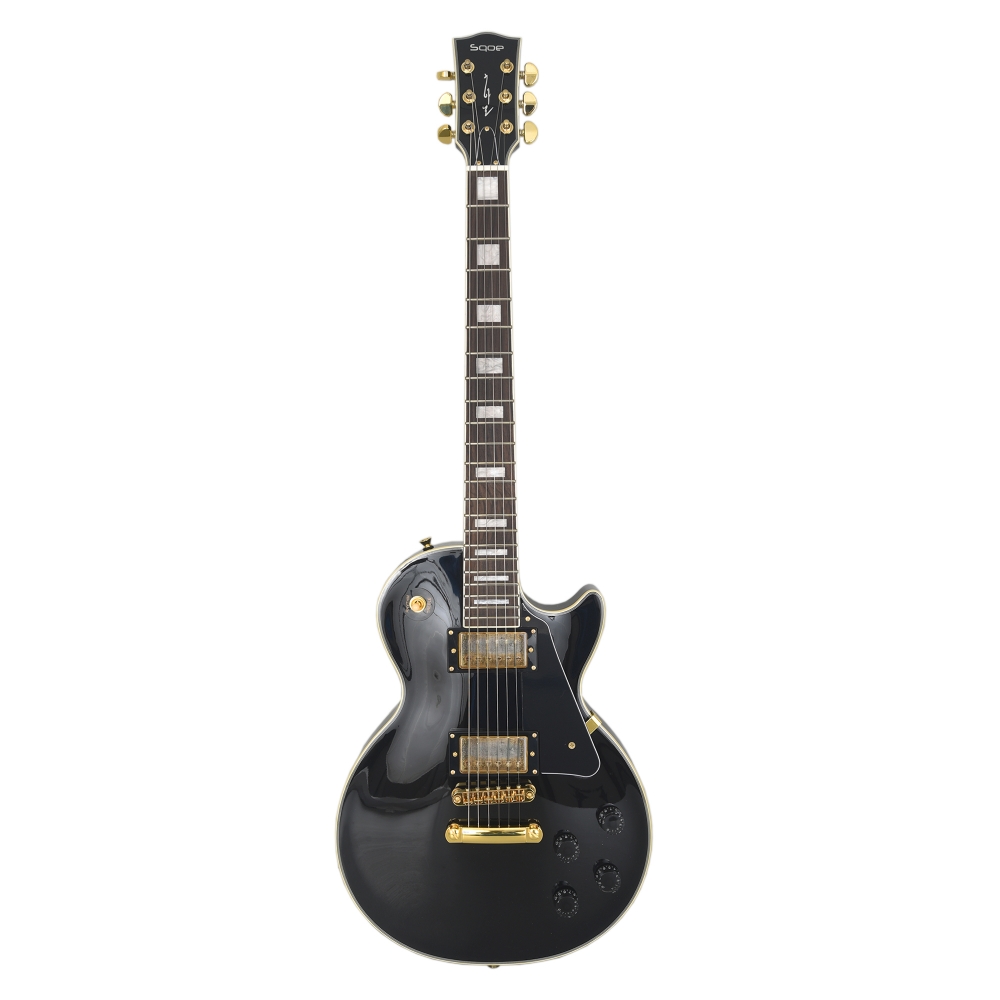 AMW SELP300 Black Guitarra 6 Cordas Les Paul by SQ Guitars