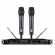 AMW AU600 Microfone sem fio digital UHF Duplo + Case
