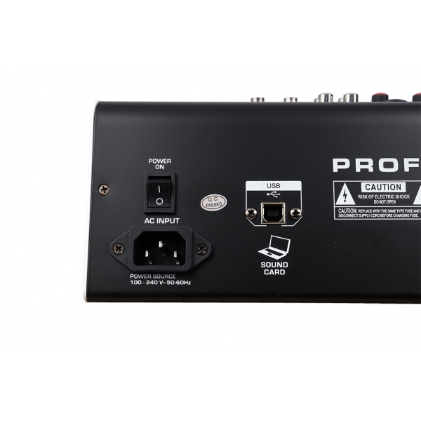 (USADO) Amw Pm12 v2 Fx Mesa De Som 12 Canais 99 Efx DSP Interface USB Eq BT