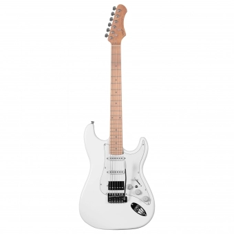 AMW SEST600 White Guitarra Stratocaster HSS Roast Maple by SQ
