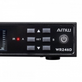 AMW BU300 v2 Microfone Sem Fio Duplo Auricular Digital UHF + Estojo