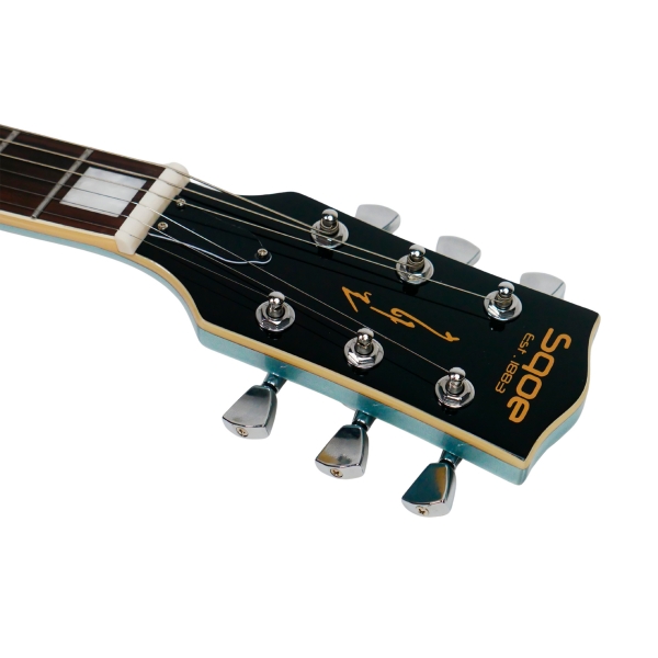 AMW SESG450 Silver Guitarra SG Mogno HH Alnico by SQ Guitars