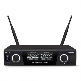 AMW BM230 Microfone Sem Fio de Mão + Bodypack + Auricular 225 1M 1B 1A