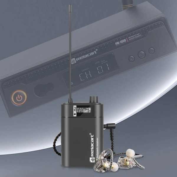 AMW PM100 Monitor de Palco In Ear Hi End Digital UHF Estéreo + Brinde