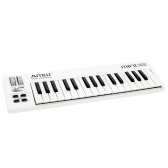 AMW Mini 32 Branco Teclado Controlador Midi USB 32 Teclas