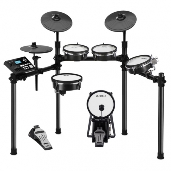 (USADO) AMW ED6X v4 Bateria Eletrônica Mesh Com Dual Zone + Extras