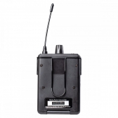 AMW BU50 Microfone Sem Fio Bodypack UHF Digital Lapela Preto 1B 1L