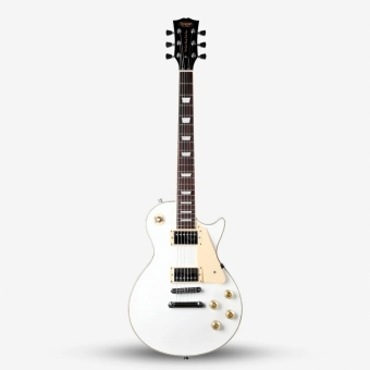 AMW SELP 100 White Guitarra Les Paul 6 Cordas Mogno By SQ Guitars