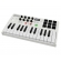 AMW Master 25 White Teclado Controlador Midi 9 PADs 8 Knobs Visor OLED