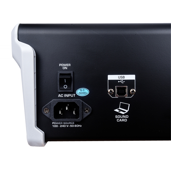 AMW Q12 v3 Mesa de Som 12 Canais Combo 99 Efx Dsp 2 Aux Hi-Z Interface USB Eq BT