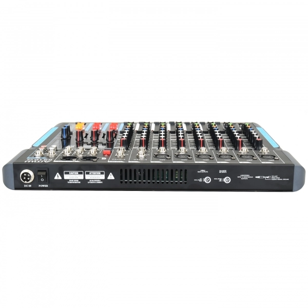 AMW KX10 v3 Mesa de som 10 Canais 99 Efeitos Efx Mute Aux Eq