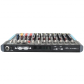 AMW KX10 v3 Mesa de som 10 Canais 99 Efeitos Efx Mute Aux Eq