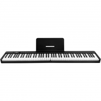 AMW PD1 Black Piano Digital Dobrável com 88 Teclas e Acessórios !