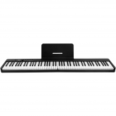 AMW PD1 Black Piano Digital Dobrável com 88 Teclas e Acessórios !