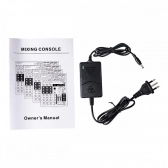 (USADO) AMW MX6 v2 Mesa de Som 6 Canais 4 XLR Bluetooth EFX Bluetooth Interface USB