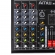 AMW MX4 v2 Mesa de Som 4 Canais Com USB Interface BT 16 Efeitos DSP