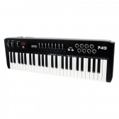AMW P49 Teclado Controlador Midi USB 49 Teclas Knobs Botões etc