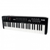 AMW P49 Teclado Controlador Midi USB 49 Teclas Knobs Botões etc