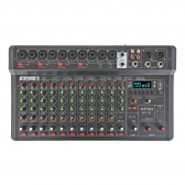 AMW EX12 Mesa de Som Profissional 12 Canais 99 EFX BT Interface USB