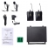 AMW BU200 Kit Microfone Sem Fio Duplo Bodypack Lapela UHF Digital 2B 2L