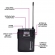 Relacart Cr2 ONE CLIP Microfone Sem Fio lapela Duplo Uhf Câmera Uwp ( CR + 2X CP )
