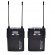 Relacart Cr2 Dual CLIP Microfone Sem Fio lapela Duplo Uhf Câmera Uwp ( CR + 2X CP )