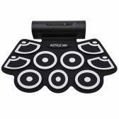 (USADO) AMW RD1 Bateria Eletrônica Roll On Com Dois Alto falantes, acessórios e 7 timbres