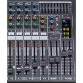AMW AX16 v2 Mesa de Som 16 Canais Processador de Efeitos Hi End USB Compressor 100mm